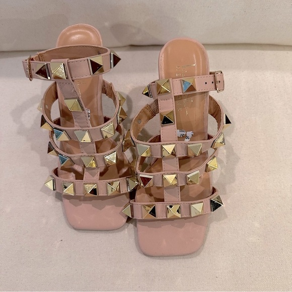 NWOB Nicole Miller Ankle Strap Sandal Heel Shoes size 6 - Picture 3 of 6